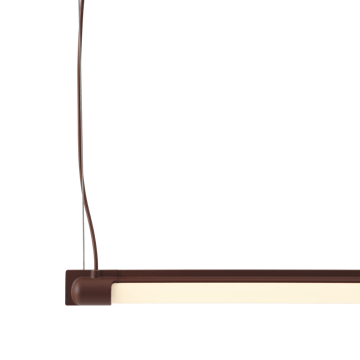 Fine Suspension Lampe 120 cm - Deep Red - Muuto