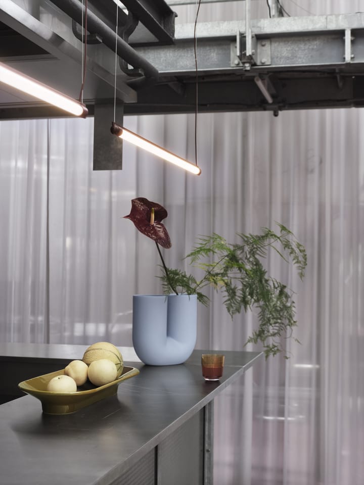 Fine Suspension Lampe 120 cm, Deep Red Muuto
