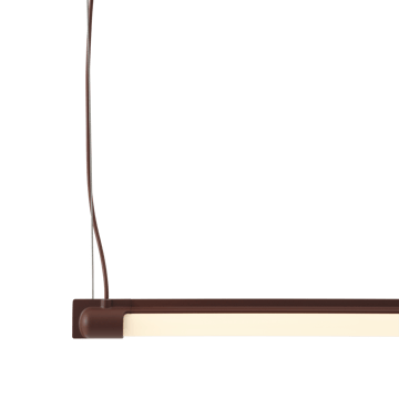 Fine Suspension Lampe 60 cm - Deep Red - Muuto