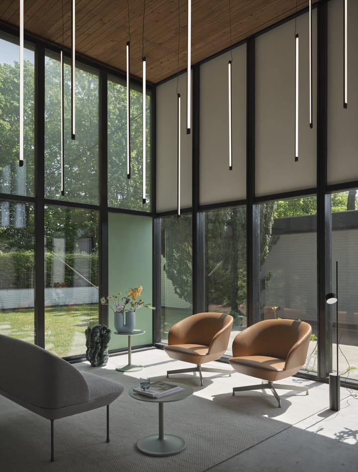 Fine Suspension Lampe 90 cm, Black Muuto