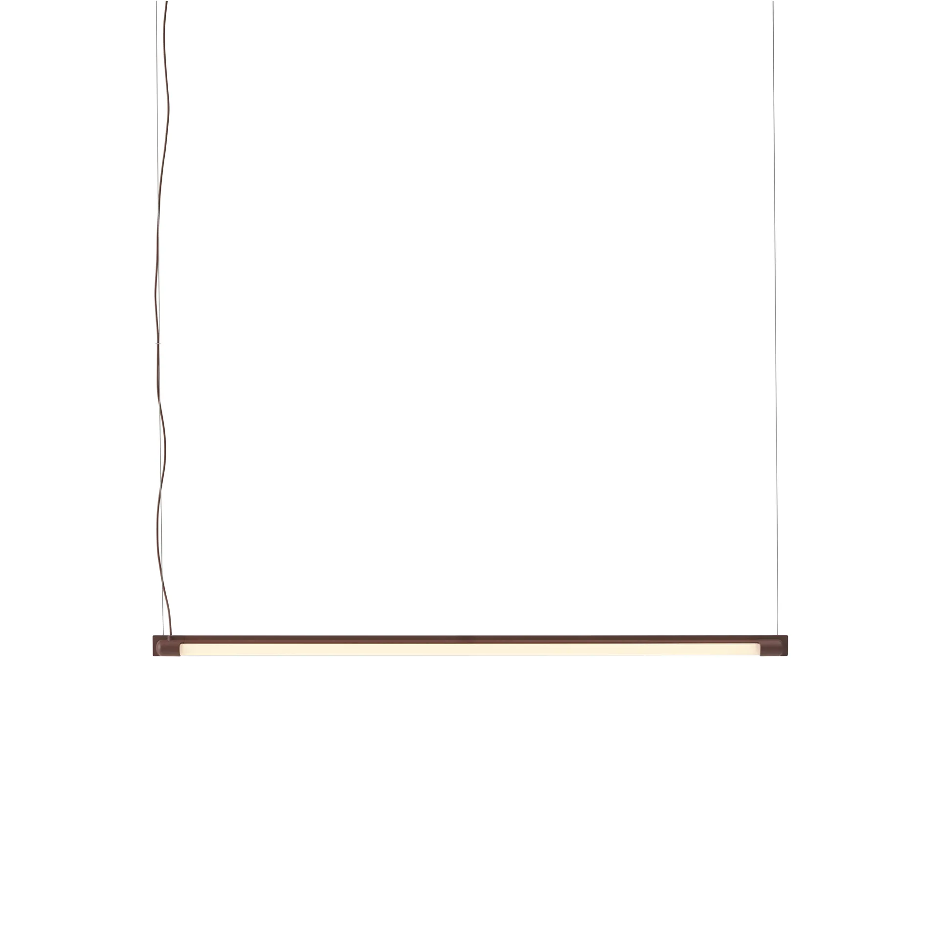 Fine Suspension Lampe 90 cm, Deep Red Muuto