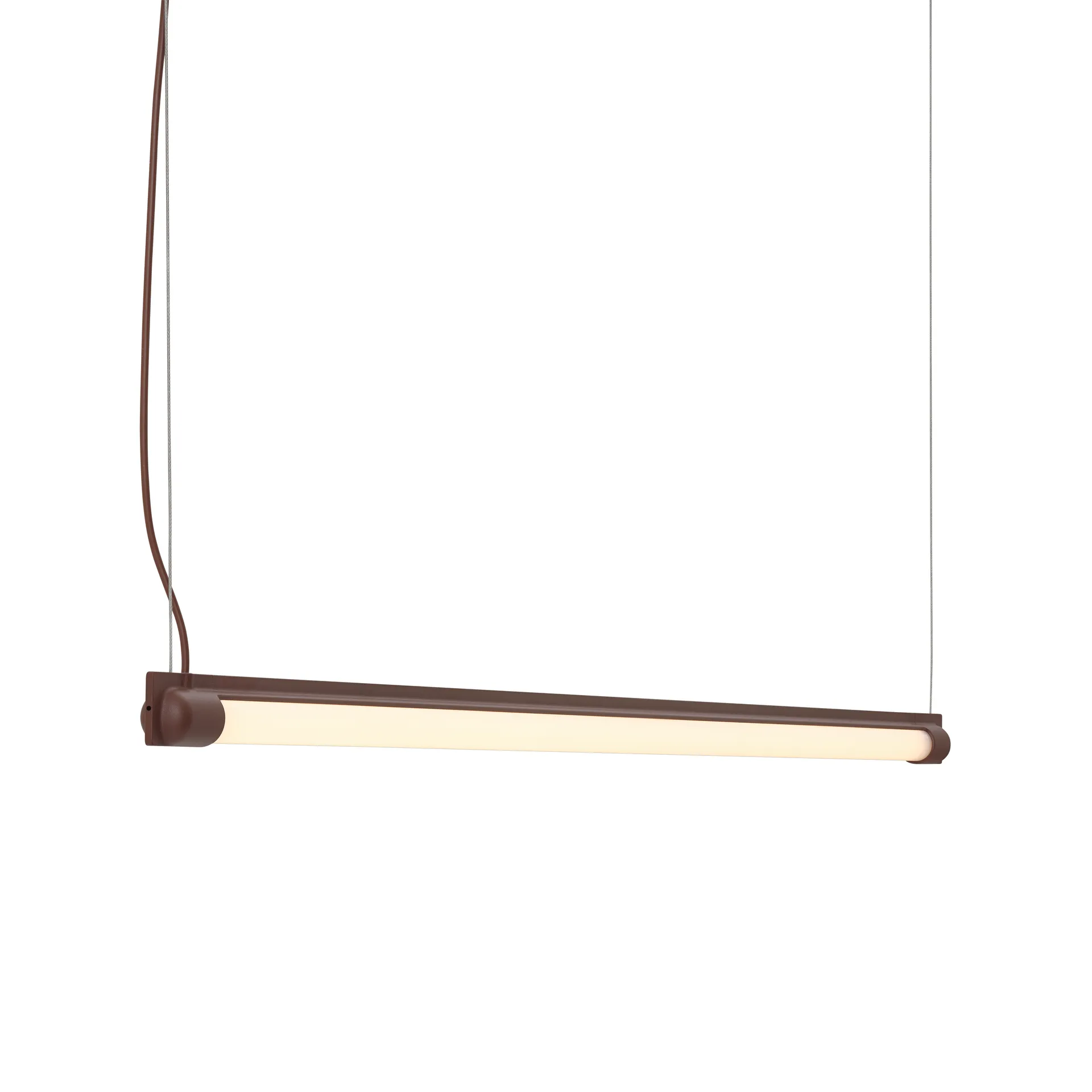 Fine Suspension Lampe 90 cm, Deep Red Muuto