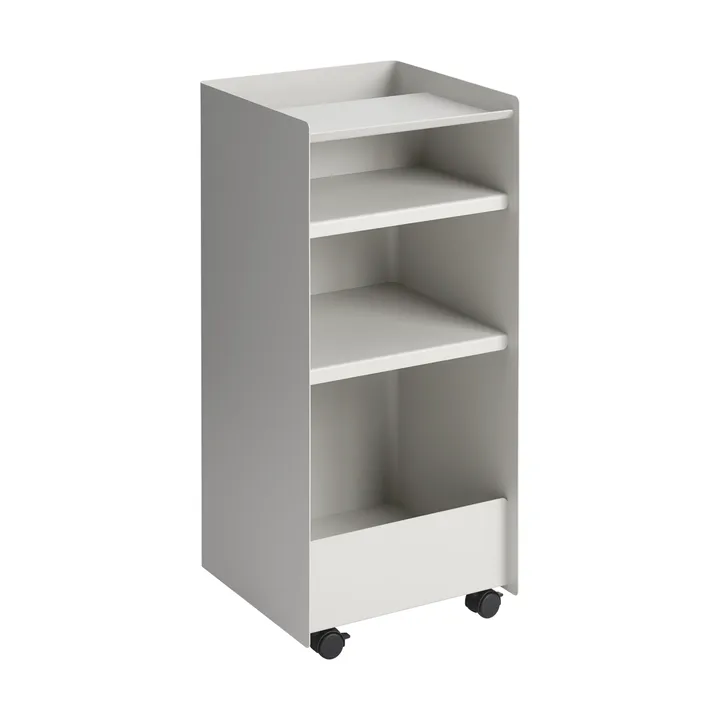 Folded Trolley rullevogn åben - Grey, 37,4x38,7x37,2 cm - Muuto