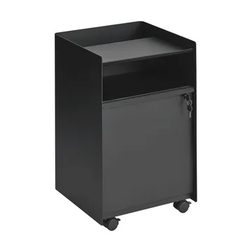 Folded Trolley rullevogn med skab - Black - Muuto