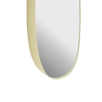 Framed spejl - Light yellow-clear, 150x50 cm - Muuto