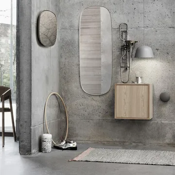 Framed spejl - Taupe, 59x44 cm - Muuto