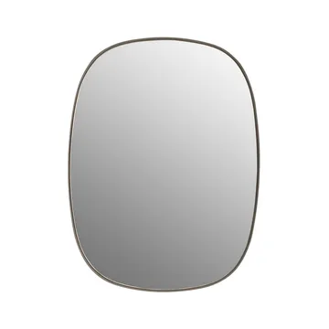 Framed spejl - Taupe/Clear, 59x44 cm - Muuto