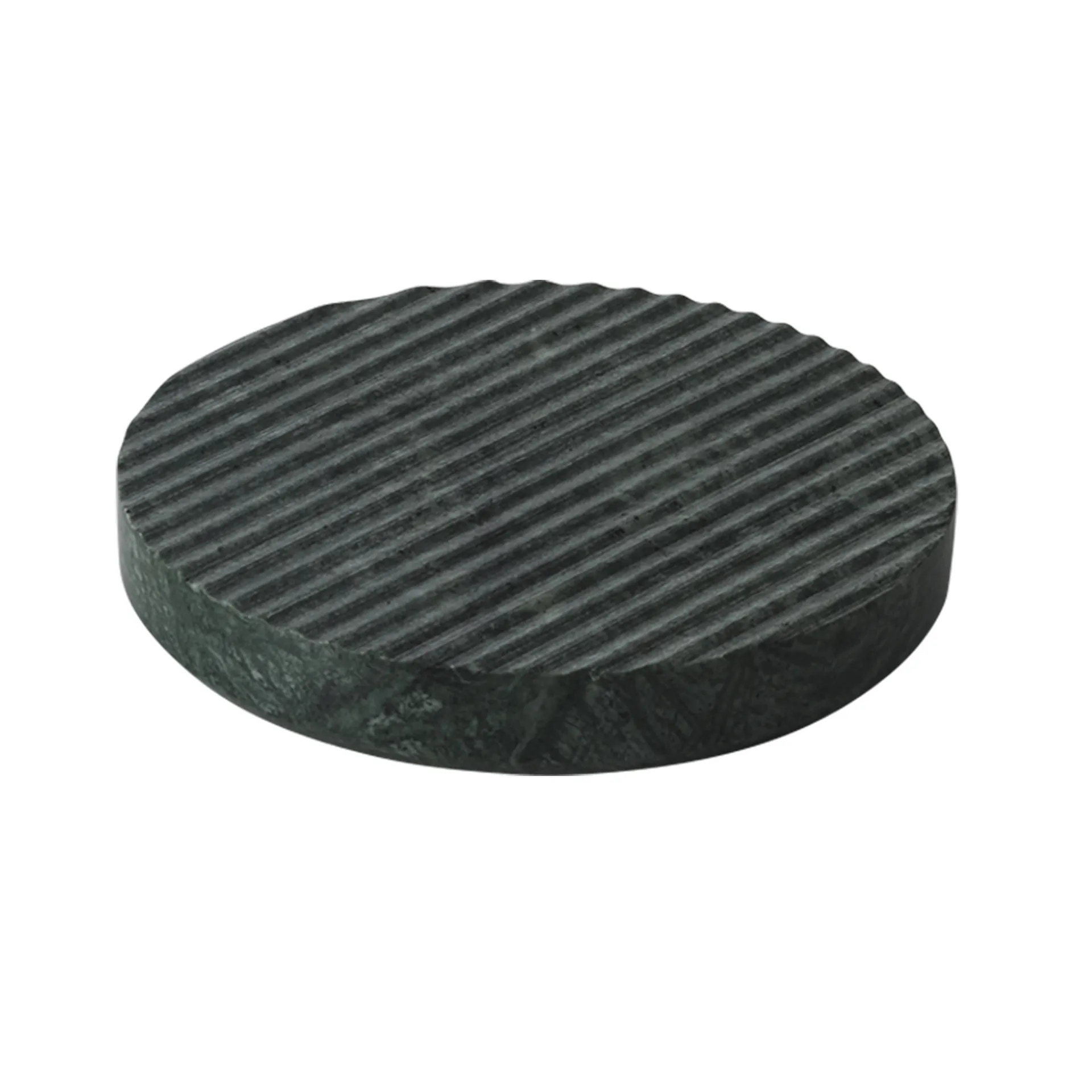 Groove bordskåner marmor, grøn lille Muuto