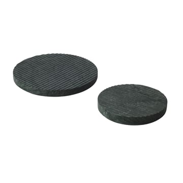 Groove bordskåner marmor - grøn stor - Muuto