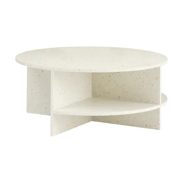 Halves sofabord - Off white-terrazzo, Ø85 cm - Muuto