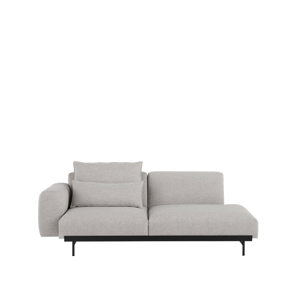 Muuto In Situ modulsofa 2-pers. configuration 3 Clay 12/Configuration 3/Black