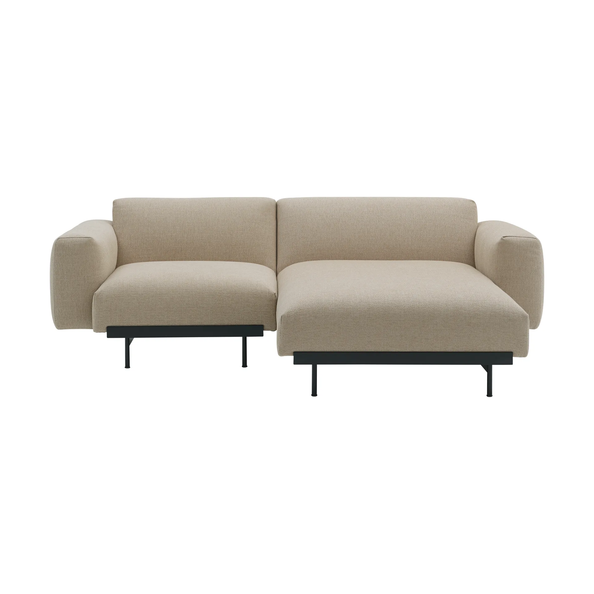 In Situ modulsofa 2-personers configuration 4, Ecriture 240/Black Muuto