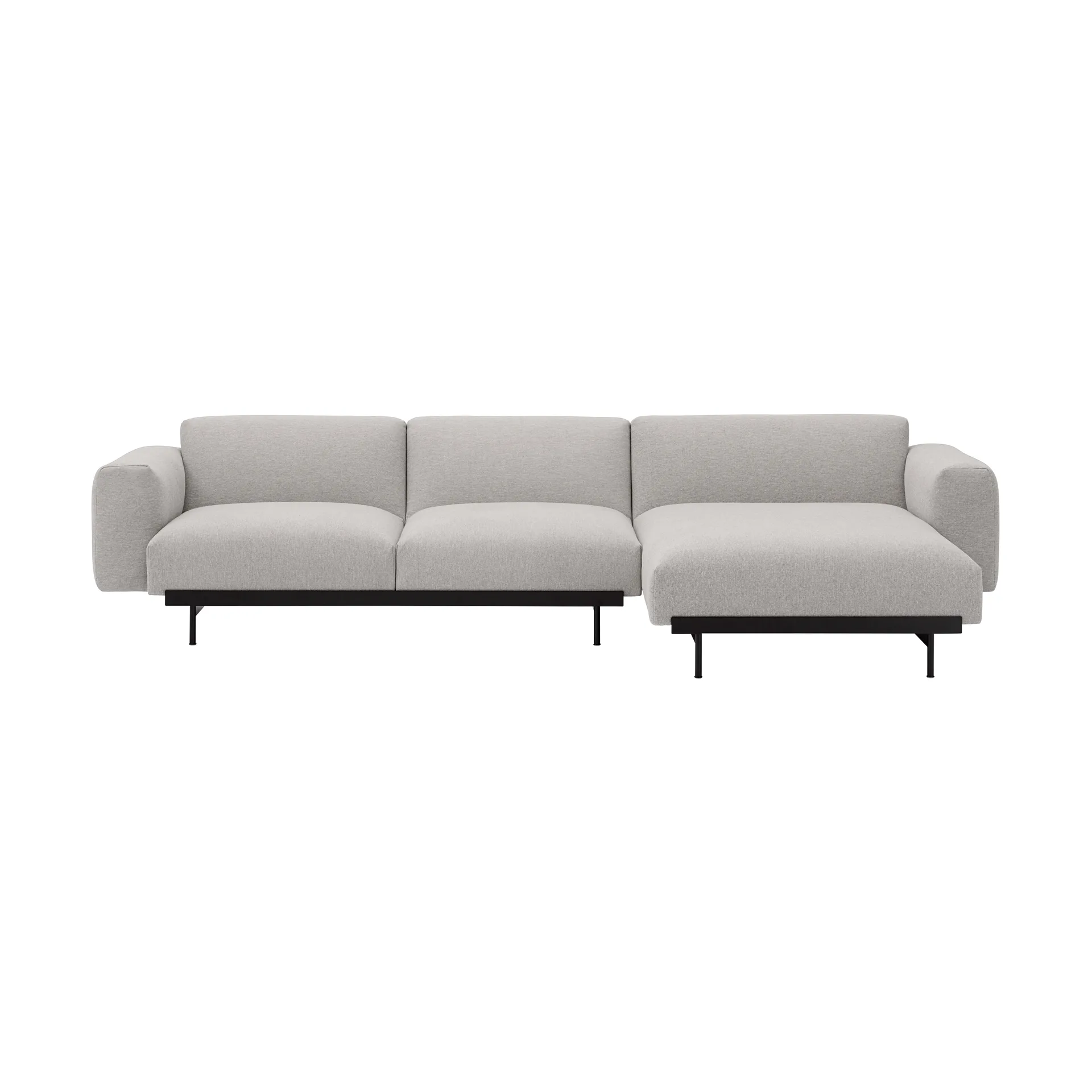 In Situ modulsofa 3-personers configuration 6, Clay 12/Black Muuto