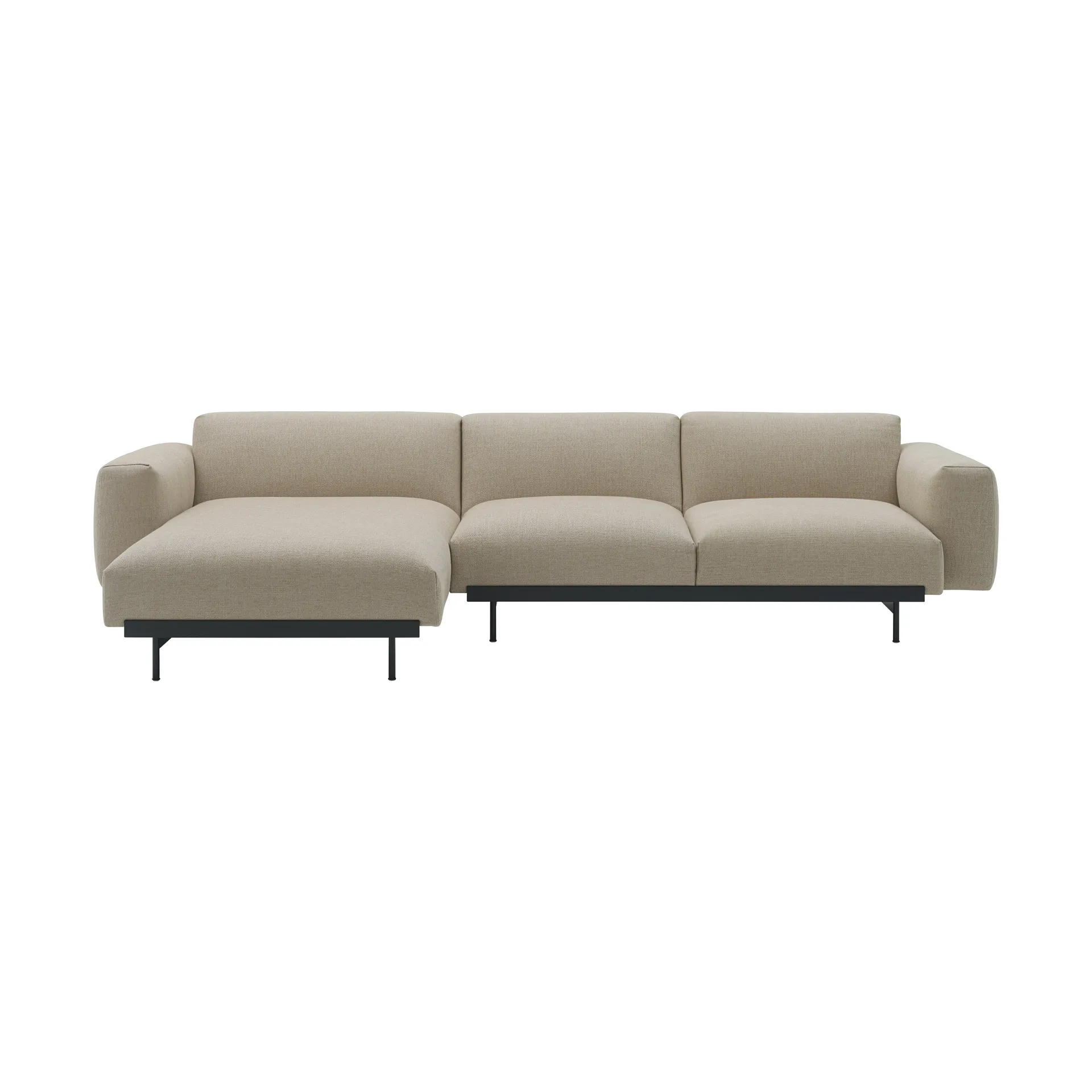 In Situ modulsofa 3-personers configuration 7, Ecriture 240/Black Muuto