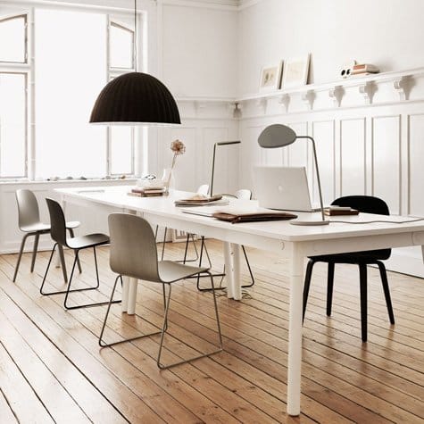 Leaf bordlampe, hvid Muuto