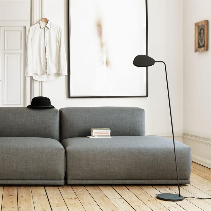 Leaf gulvlampe, sort Muuto