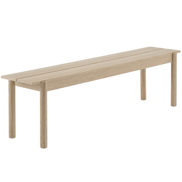 Linear bænk, eg - 170 cm - Muuto