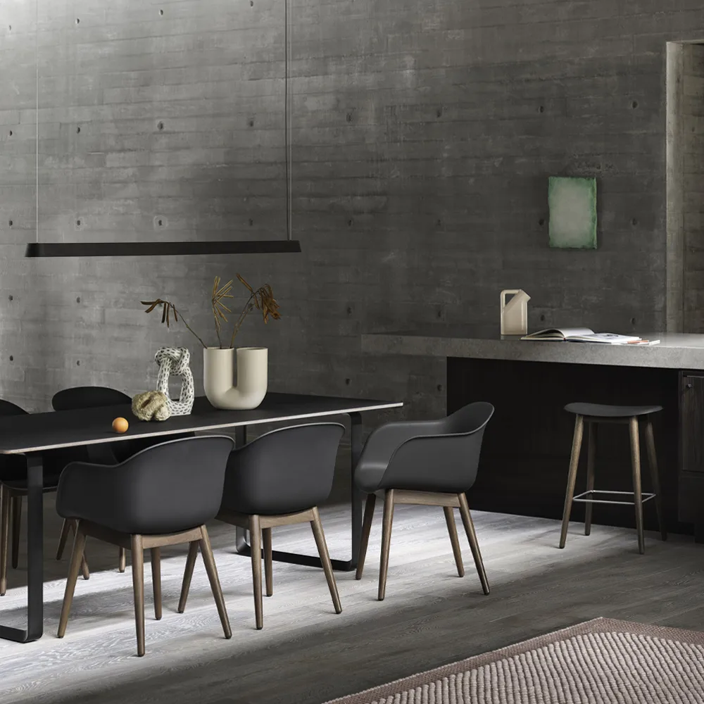 Linear pendel, grey, 169,2 cm Muuto