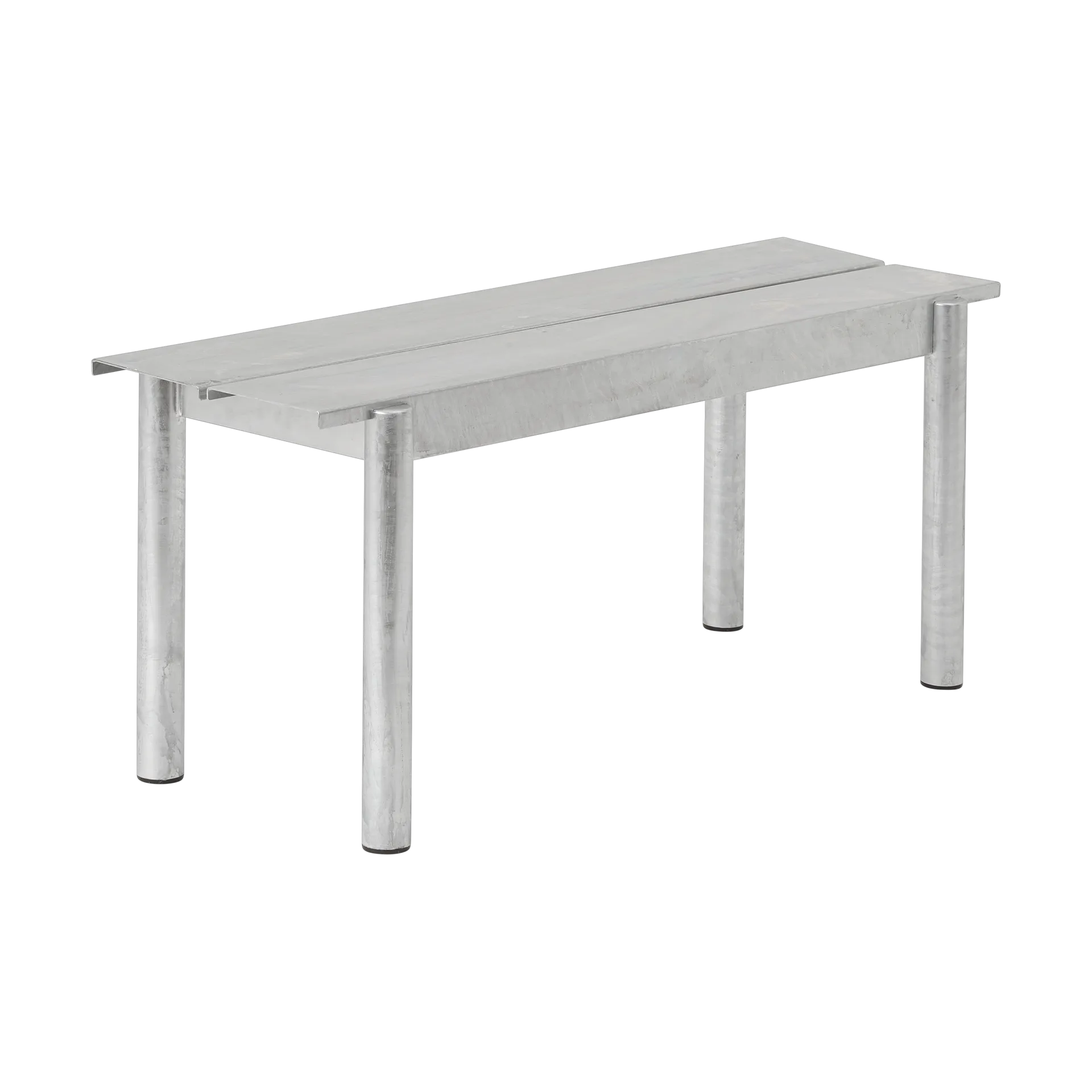 Linear steel bench bænk 110x34 cm, Warm galvanized steel Muuto