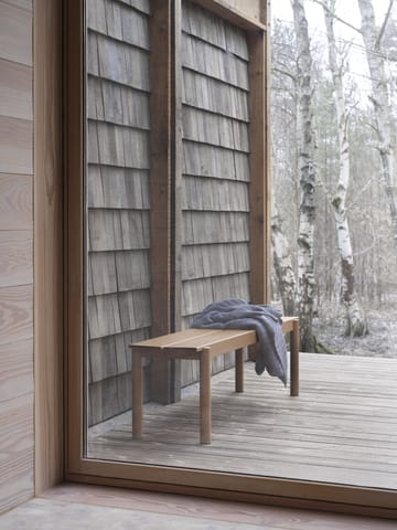 Linear steel bench bænk 170x34 cm - Burnt orange - Muuto