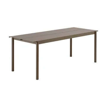 Linear steel bord 200 cm - Taupe - Muuto