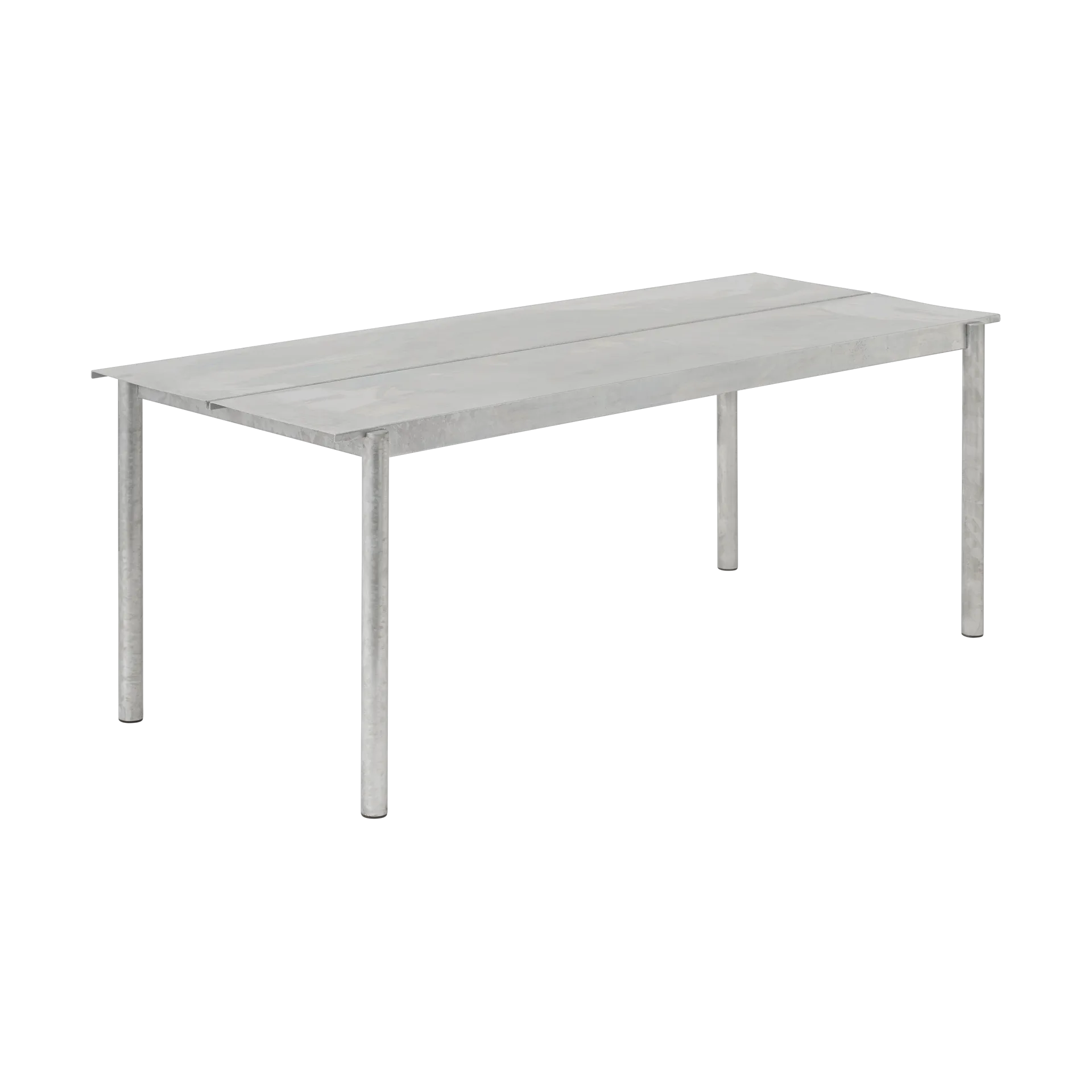 Linear steel bord 200 cm, Warm galvanized steel Muuto