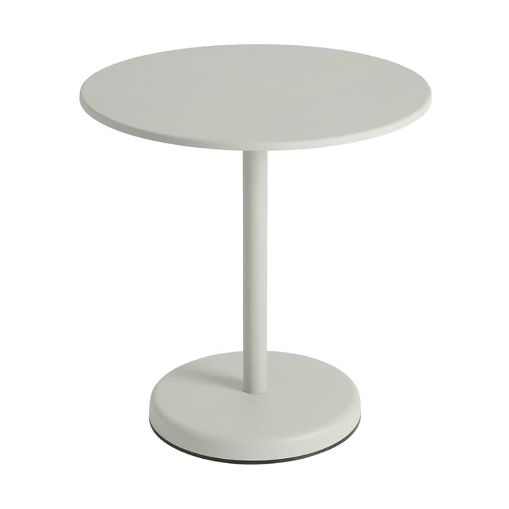 Linear steel café table V2 bord Ø70 cm Grey - undefined - Muuto