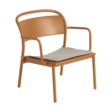 Linear Steel loungestol - Burnt orange - Muuto