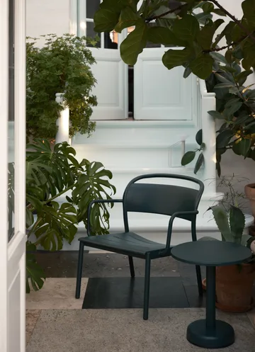 Linear Steel loungestol - Dark green - Muuto