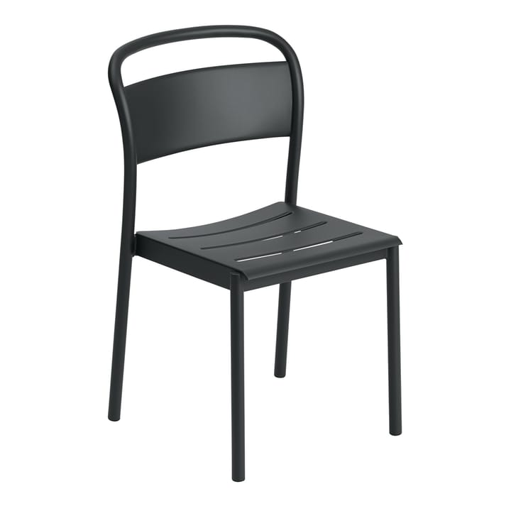 Linear steel side chair stol - Black - Muuto