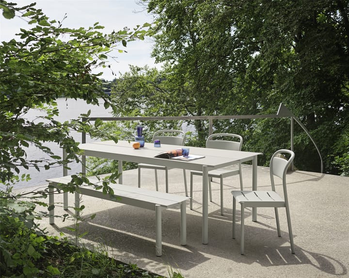 Linear steel table stålbord 200 cm, Grey Muuto