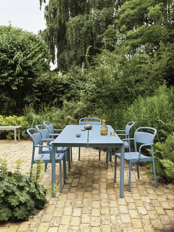 Linear steel table stålbord 200 cm - Pale blue - Muuto