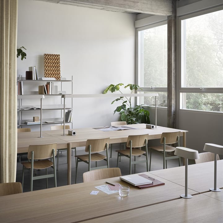 Linear System Middle Module bord, Oak veneer/Oak Muuto