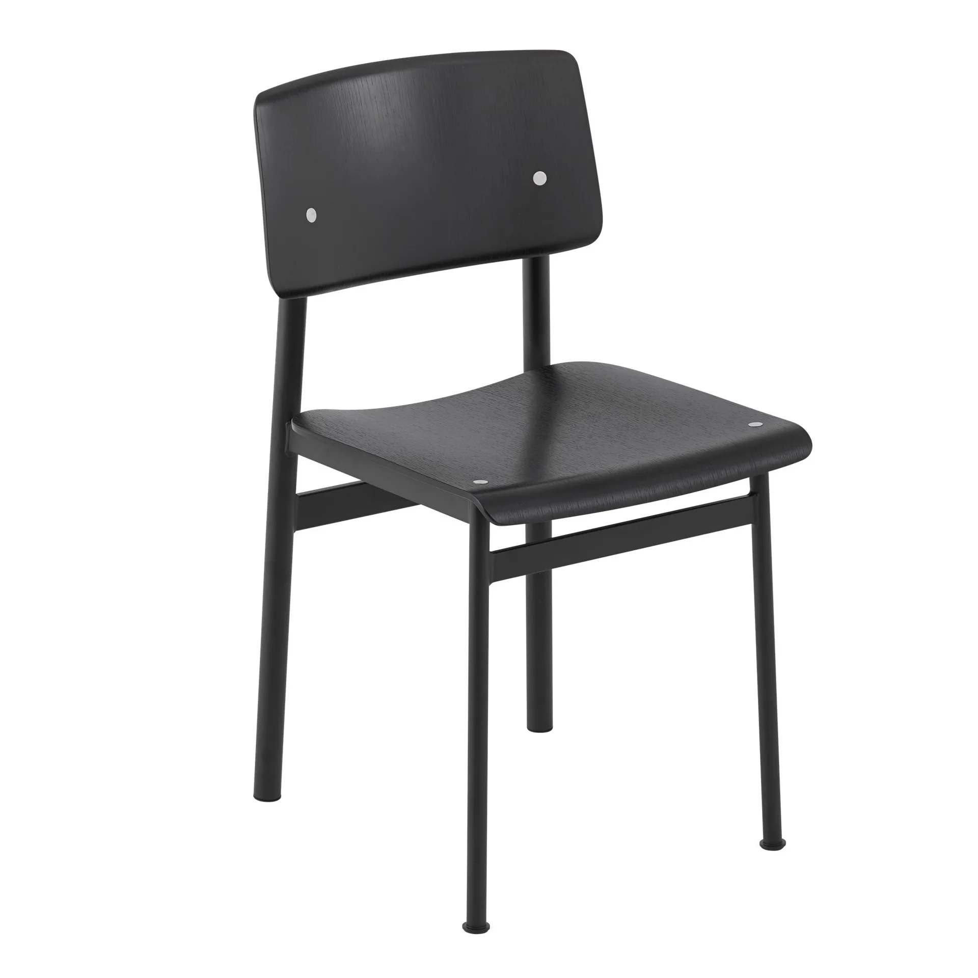 Loft Chair stol, Black/Black Muuto