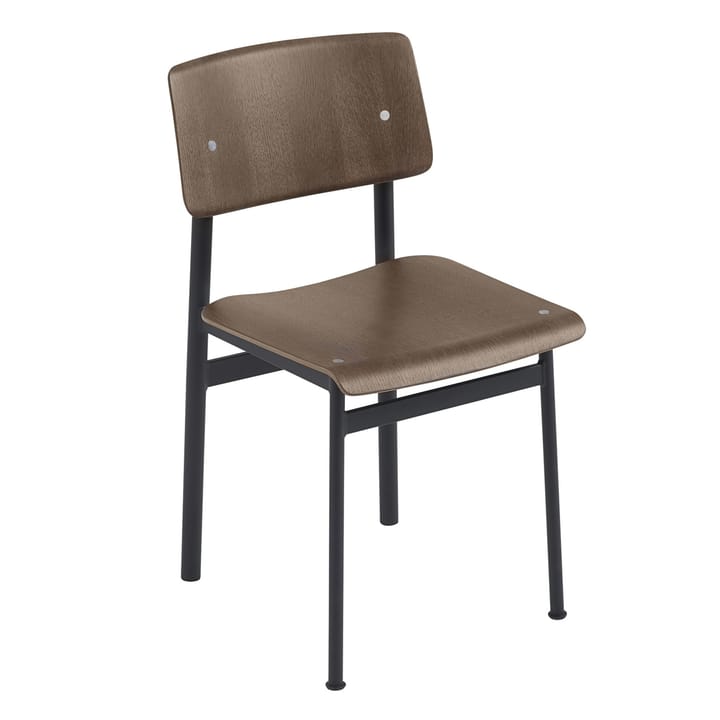 Loft Chair stol - Black/Stained dark brown - Muuto