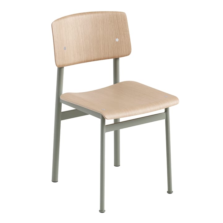 Loft Chair stol - dusty green-egetræ - Muuto