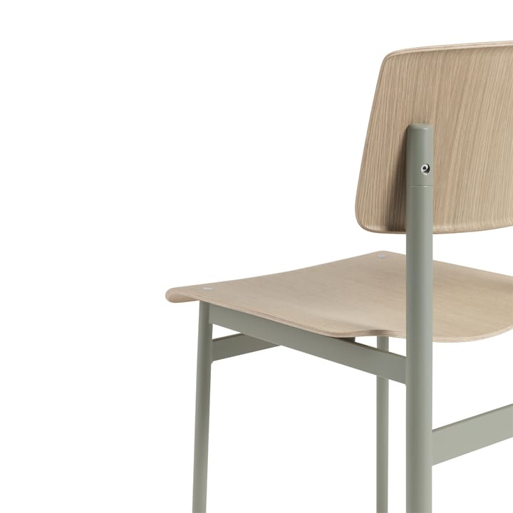 Loft Chair stol - dusty green-egetræ - Muuto