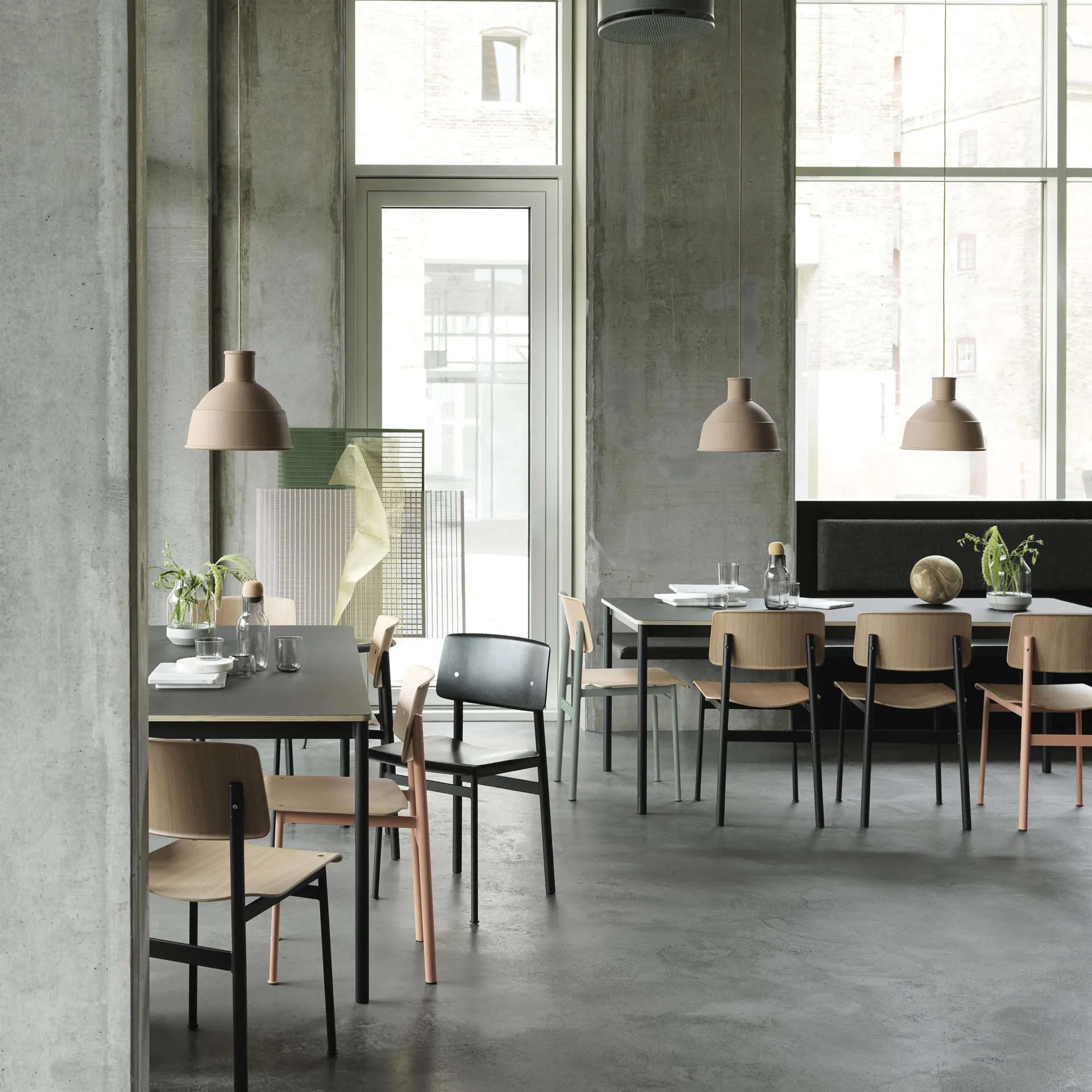 Loft Chair stol, dusty green-egetræ Muuto