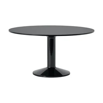 Midst søljebord - Black nanolaminate-black, Ø140 cm - Muuto