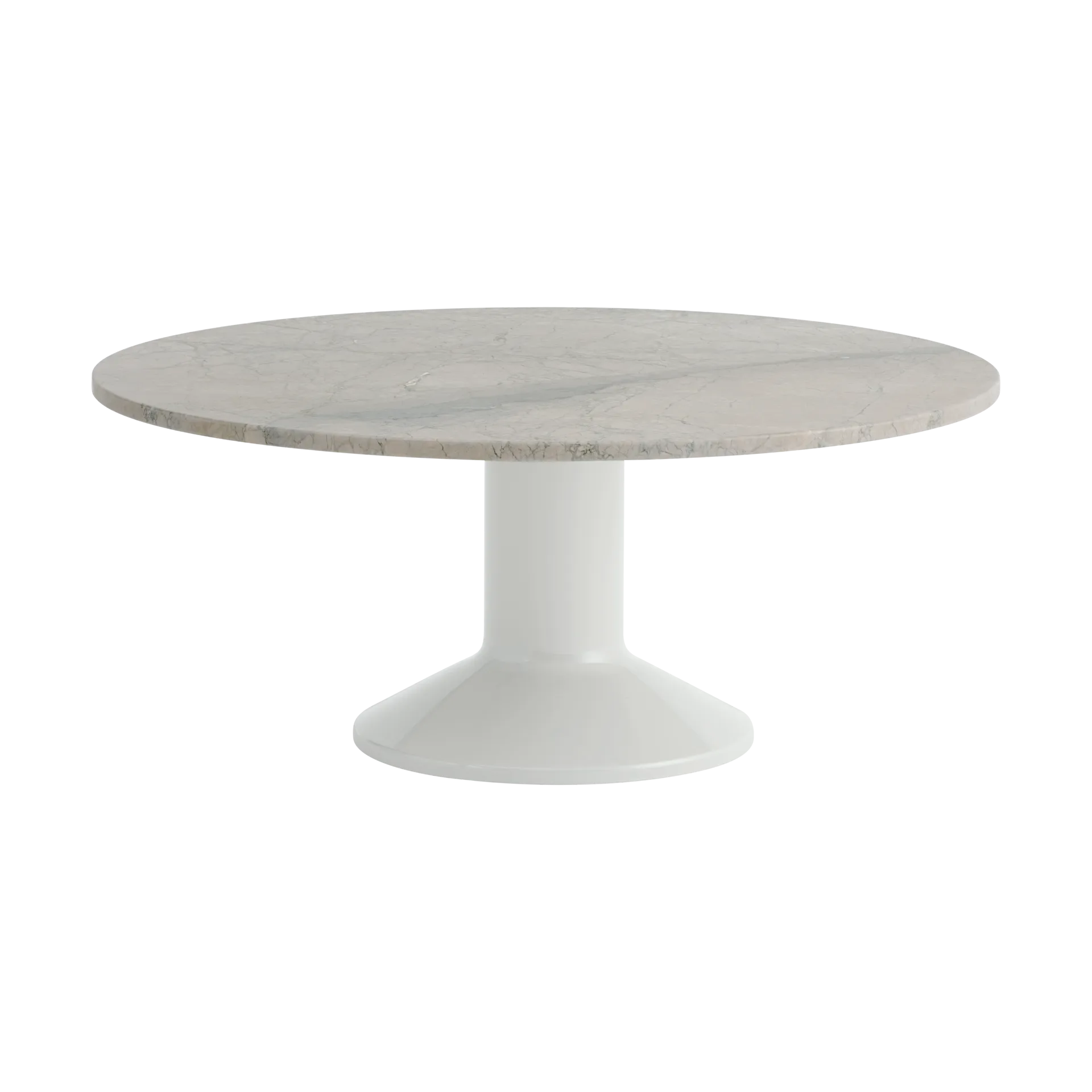 Midst sofabord, Grey marble-grey, Ø90 cm Muuto