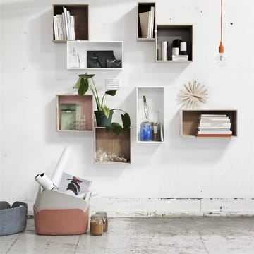 Mini stacked 2.0 hyldesystem, large - hvid - Muuto