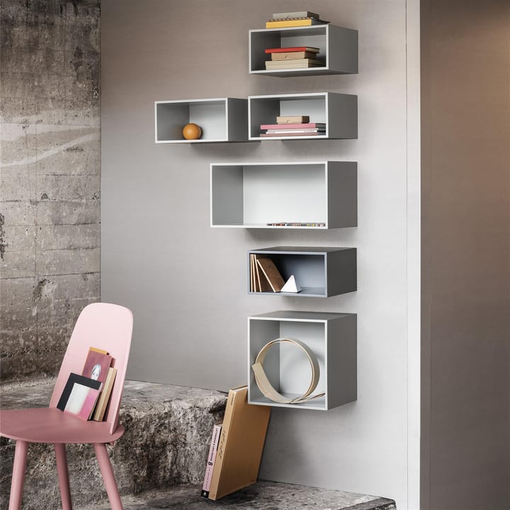 Mini Stacked 2.0 hyldesystem small, lysegrå Muuto