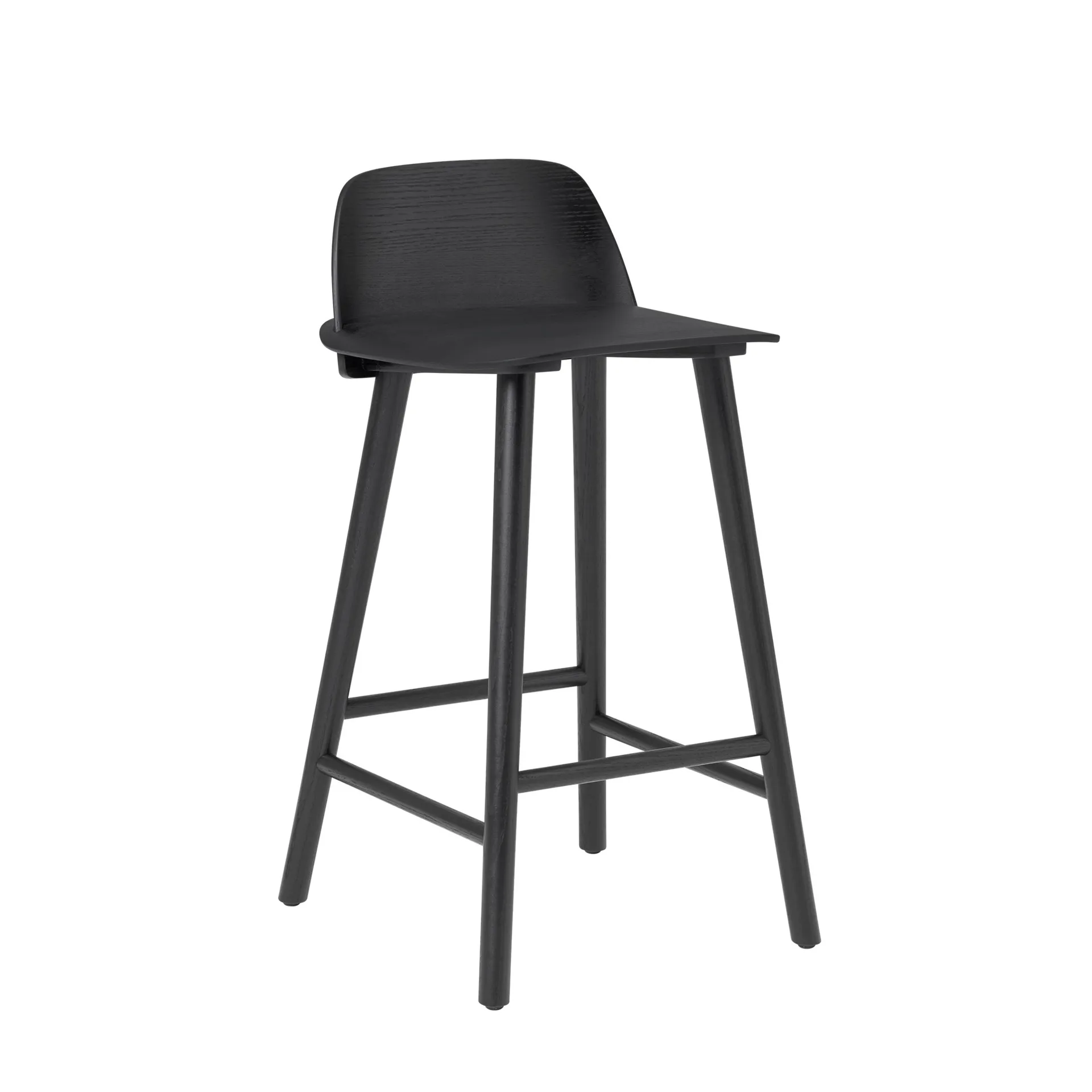Nerd barstol 65 cm, sort Muuto