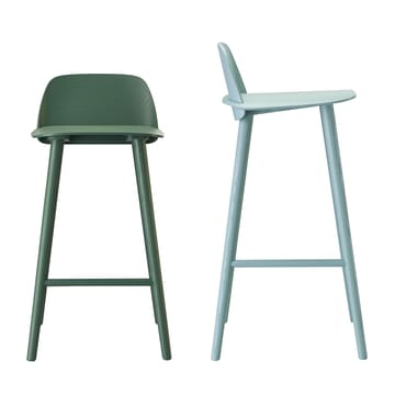 Nerd barstol 75 cm - mörkgrøn - Muuto