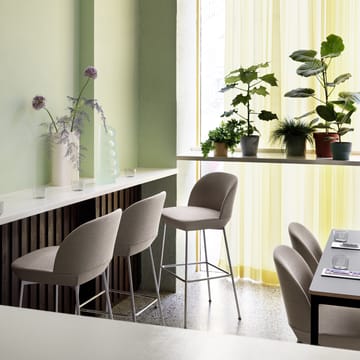 Oslo barstol forkromede ben - Ocean 32 - Muuto