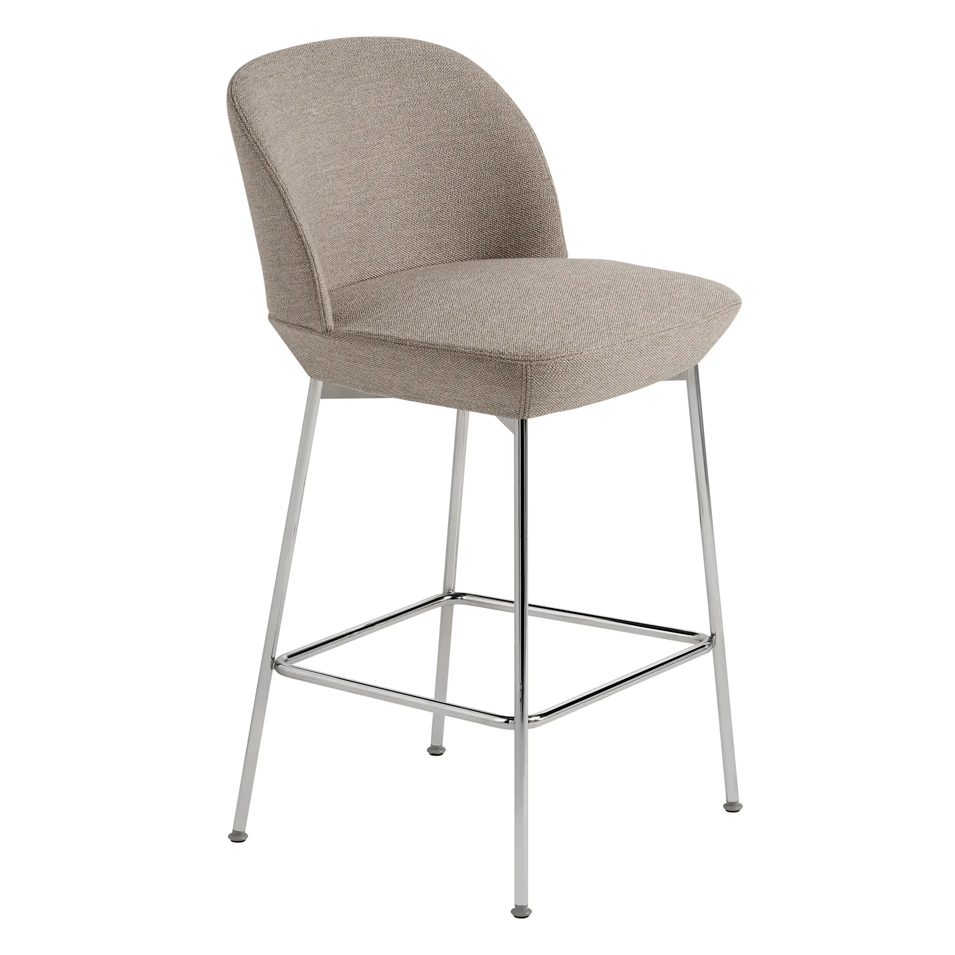 Oslo Counter stol forkromede ben, Ocean 32 Muuto
