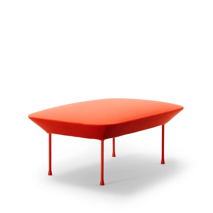 Oslo pouf, Steelcut 550, Tangerine Muuto