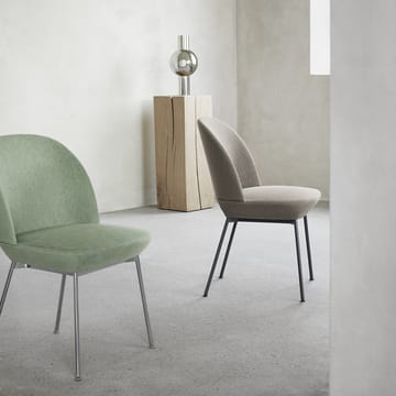 Oslo sidestol stofbeklædt - Ocean 21/Anthracite black - Muuto