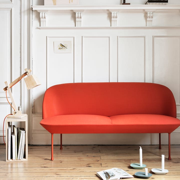 Oslo sofa 2-pers. - Steelcut 160, Light grey - Muuto