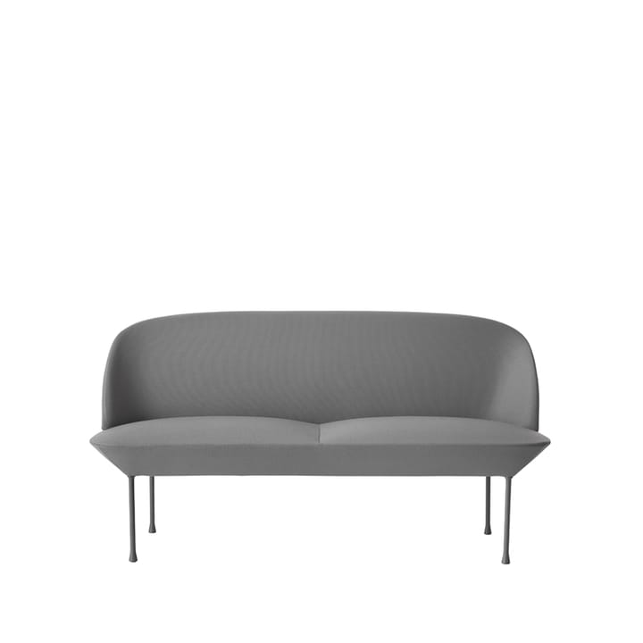 Oslo sofa 2-pers. - Steelcut 160, Light grey - Muuto